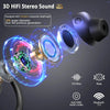 LLVL11 Over-Ear Wireless Earbuds with Wireless Charging Case, Purple