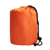 PE Thermal Insulation Portable Emergency Sleeping Bag Orange Outdoor First Aid Earthquake Manufacturer Quick Release