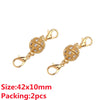 Louleur Magnetic Clasps for Jewelry Making DIY Bracelet Necklace Magnet Clasp Connector Buckle Fasteners Accessories Wholesale