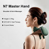 Neck Massager Red Light Hot Compress Cervical Spine Massager Shoulder Neck Shiatsu Kneading Trapezius Massage Relax Pain Relief