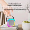 K12 KTV Karaoke Microphone Speaker Wireless Bluetooth Lecture Meeting Voice Box Mini Colorful Lights Audio Long Standby