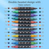 Double Tips Glitter Markers Pens Set, Bling Bling Marker Pen Quick Drying for Handbook, Diy Drawing,Coloring,And Poster Marker
