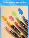 Double Tips Glitter Markers Pens Set, Bling Bling Marker Pen Quick Drying for Handbook, Diy Drawing,Coloring,And Poster Marker