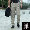 Men'S Spring Autumn City Cargo Elastic Pants Trekking Hiking Camping Climbing Running Sports Cycling Work Outdoor Trousers