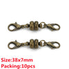 Louleur Magnetic Clasps for Jewelry Making DIY Bracelet Necklace Magnet Clasp Connector Buckle Fasteners Accessories Wholesale