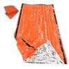PE Thermal Insulation Portable Emergency Sleeping Bag Orange Outdoor First Aid Earthquake Manufacturer Quick Release
