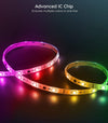16.4Ft RGBIC LED Strip Lights with WiFi Connectivity, Segmented Color Control, Compatible with Alexa and Google Assistant, Music Sync LED Lighting for Bedroom, Kitchen, and Holiday Celebrations