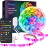 16.4Ft RGBIC LED Strip Lights with WiFi Connectivity, Segmented Color Control, Compatible with Alexa and Google Assistant, Music Sync LED Lighting for Bedroom, Kitchen, and Holiday Celebrations